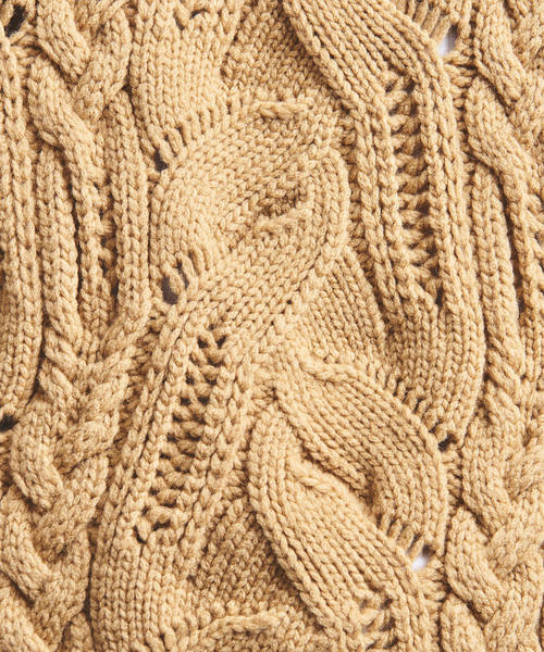 UNFIL（アンフィル）の「＜unfil(アンフィル）＞アラン編み