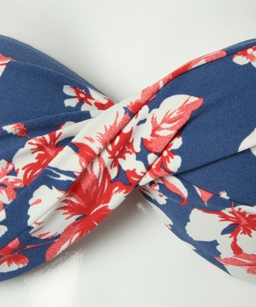 Jewel Changes（ジュエルチェンジズ）の「Pualani Hawaii　ALOHA バンブービキニ / 水着 / プアラニハワイ（水着・レディース・コバルトブルー・フリー）」の2枚目の写真