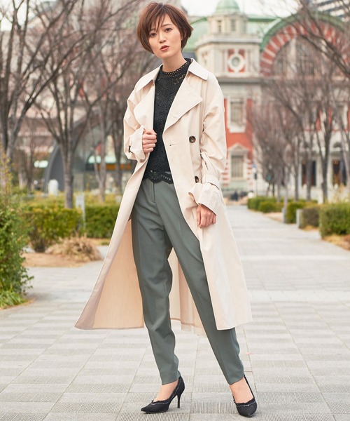 AMAIL Bulkypipingtrenchcoat トレンチコート オーバーサイズトレンチコート | ファッション通販サイト NUGU