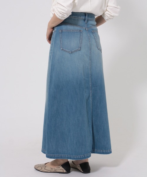 AMERICAN HOLIC(アメリカンホリック)の「Aラインフレアスカート *(デニムスカート・レディース・インディゴブルー/ライトインディゴブルー・MEDIUM/LARGE)」の5枚目の写真