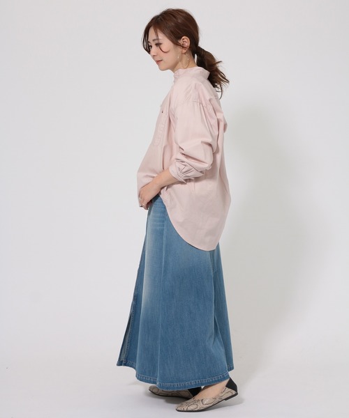 AMERICAN HOLIC(アメリカンホリック)の「Aラインフレアスカート *(デニムスカート・レディース・インディゴブルー/ライトインディゴブルー・MEDIUM/LARGE)」の7枚目の写真