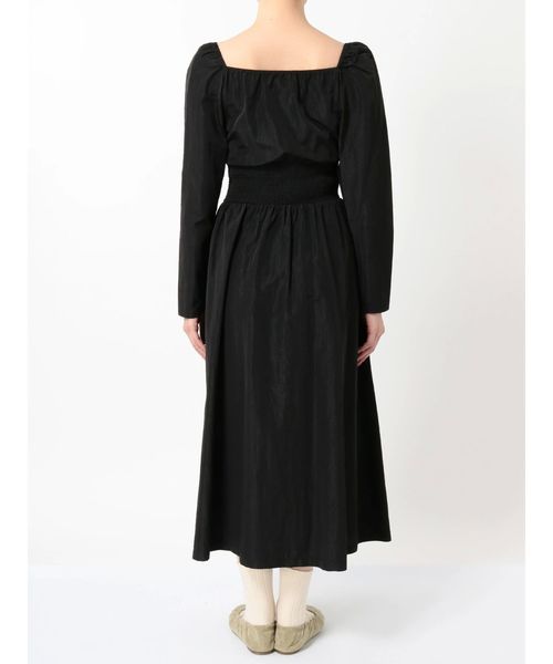 ジェニー タフタ切りワンピース(黒) ジェニー タフタ切りワンピース(黒) merry jenny（メリージェニー）の