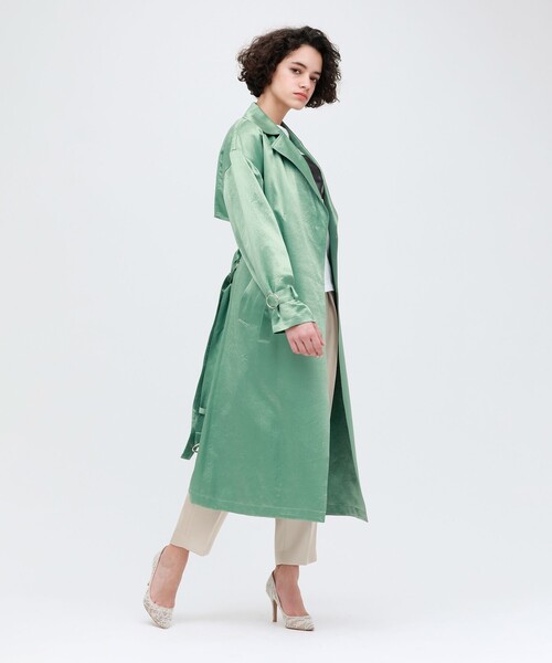 LOVELESS（ラブレス）の「グロスサテン オーバーコート（トレンチ  