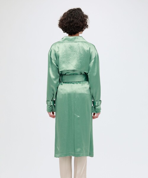 LOVELESS（ラブレス）の「グロスサテン オーバーコート（トレンチ  