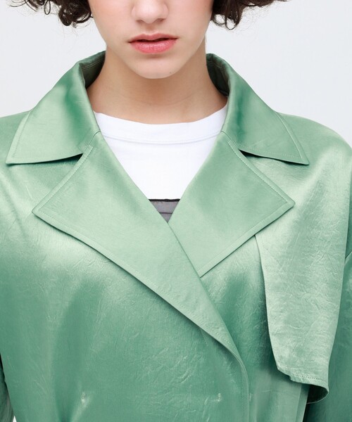 LOVELESS（ラブレス）の「グロスサテン オーバーコート（トレンチ  