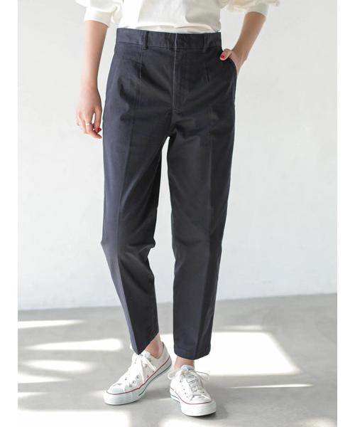 AMERICAN HOLIC(アメリカンホリック)の「綿ツイルテーパードパンツ*(その他パンツ・レディース・チャコールグレー/ネイビー/ライトベージュ・S/M/L)」の22枚目の写真