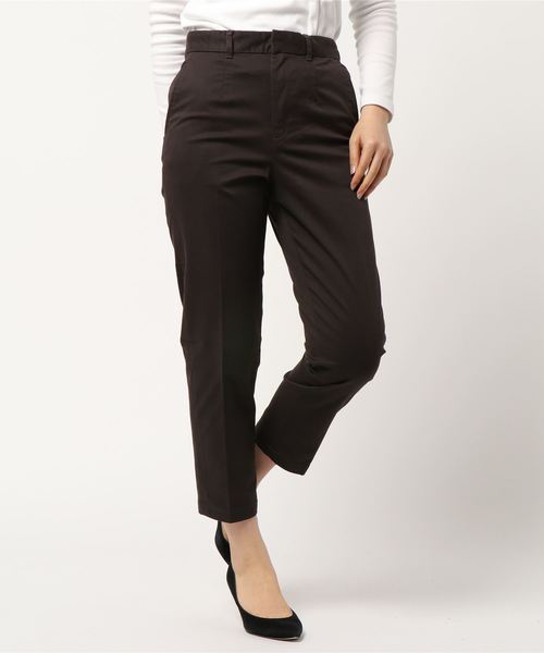 AMERICAN HOLIC(アメリカンホリック)の「綿ツイルテーパードパンツ*(その他パンツ・レディース・チャコールグレー/ネイビー/ライトベージュ・S/M/L)」の5枚目の写真