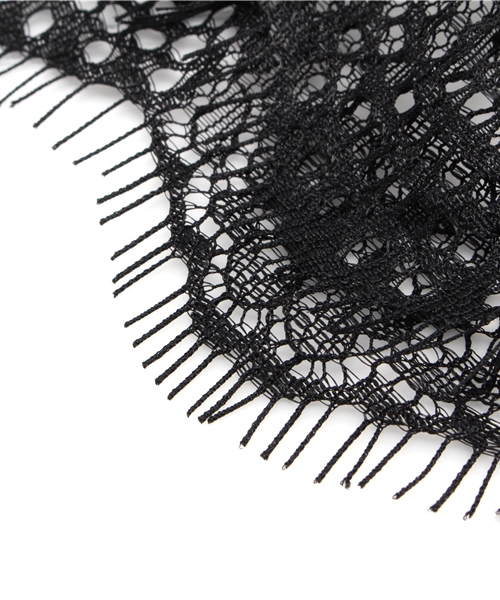 Ray BEAMS（レイビームス）の「Ray BEAMS / レース カフス（バングル/リストバンド・レディース・ホワイト/ブラック・ONE SIZE）」の4枚目の写真