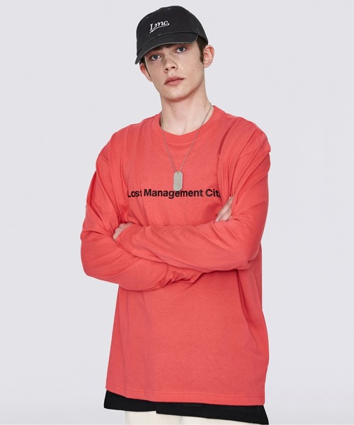 LMCの「【LMC】LMC FN OG LONG SLV TEE / FN ロゴ OG ロングスリーブ Tシャツ（Tシャツ/カットソー・メンズ・ホワイト/ブラック/ネイビー/コーラルピンク/スカイブルー/パープル/イエロー・LARGE/SMALL/MEDIUM/X-LARGE）」の8枚目の写真