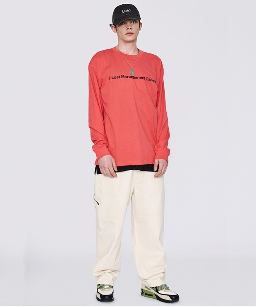 LMCの「【LMC】LMC FN OG LONG SLV TEE / FN ロゴ OG ロングスリーブ Tシャツ（Tシャツ/カットソー・メンズ・ホワイト/ブラック/ネイビー/コーラルピンク/スカイブルー/パープル/イエロー・LARGE/SMALL/MEDIUM/X-LARGE）」の12枚目の写真