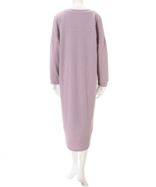 fifth（フィフス）の「ラウンドヘムワッフルワンピース（ワンピース・レディース・ベージュ/ラベンダー・MEDIUM）」の6枚目の写真