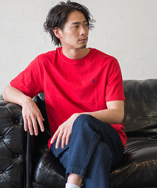 POLO RALPH LAUREN(ポロラルフローレン)の「POLO Ralph Lauren CLASSIC TEE CREW NECK 8-20 YEARS / 323674984(Tシャツ/カットソー)」|レッド