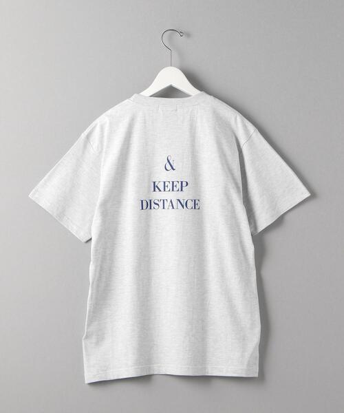 BEAUTY&YOUTH UNITED ARROWS(ビューティーアンドユースユナイテッドアローズ)の「BY KEEP DISTANCE LOGO TEE/Tシャツ(Tシャツ/カットソー・メンズ・ライトグレー・X-LARGE/LARGE/MEDIUM/SMALL)」の7枚目の写真
