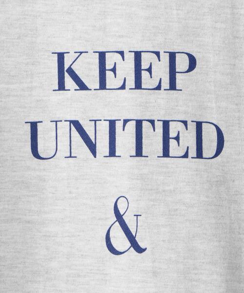 BEAUTY&YOUTH UNITED ARROWS(ビューティーアンドユースユナイテッドアローズ)の「BY KEEP DISTANCE LOGO TEE/Tシャツ(Tシャツ/カットソー・メンズ・ライトグレー・X-LARGE/LARGE/MEDIUM/SMALL)」の6枚目の写真