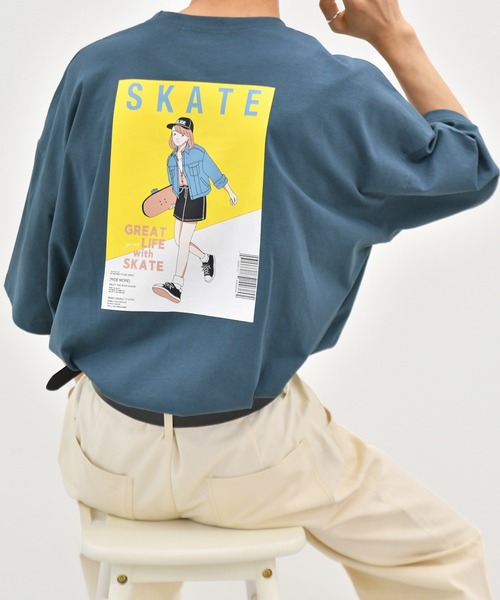 kutir（クティール）の「レトロマガジンアソートTシャツ（Tシャツ/カットソー・メンズ・ダークブラウン/ライトブルー/ホワイト/オフホワイト/ライトグリーン/その他/グリーン/ライトホワイト/ダークブルー/ホワイト系その他・MEDIUM/SMALL/LARGE）」の9枚目の写真