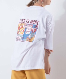 WEGO | WEGO/レトロロゴ刺繍5分袖ビッグシルエットTシャツ(Tシャツ/カットソー)