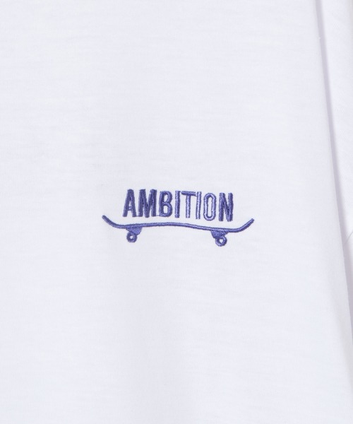 WEGO（ウィゴー）の「WEGO/レトロロゴ刺繍5分袖ビッグシルエットTシャツ（Tシャツ/カットソー・メンズ・ベージュ/ホワイト系その他/ブラック/ホワイト・LARGE/MEDIUM）」の17枚目の写真