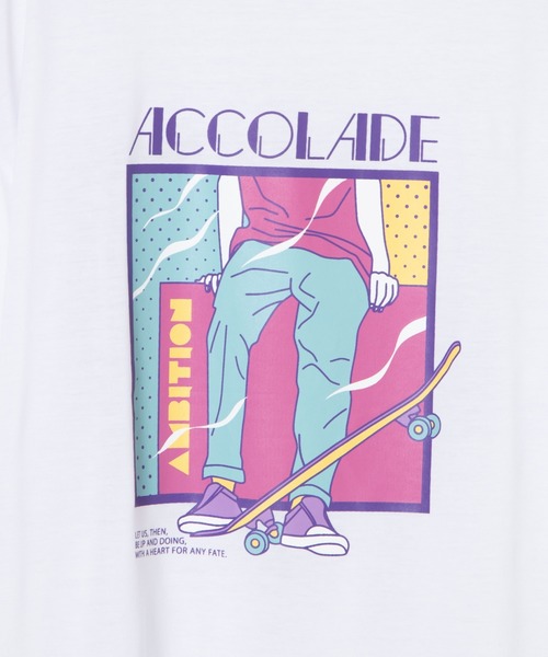 WEGO（ウィゴー）の「WEGO/レトロロゴ刺繍5分袖ビッグシルエットTシャツ（Tシャツ/カットソー・メンズ・ベージュ/ホワイト系その他/ブラック/ホワイト・LARGE/MEDIUM）」の16枚目の写真