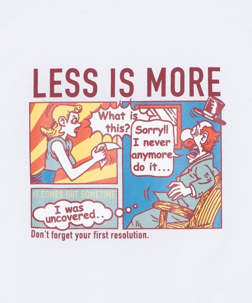 WEGO（ウィゴー）の「WEGO/レトロロゴ刺繍5分袖ビッグシルエットTシャツ（Tシャツ/カットソー・メンズ・ベージュ/ホワイト系その他/ブラック/ホワイト・LARGE/MEDIUM）」の18枚目の写真