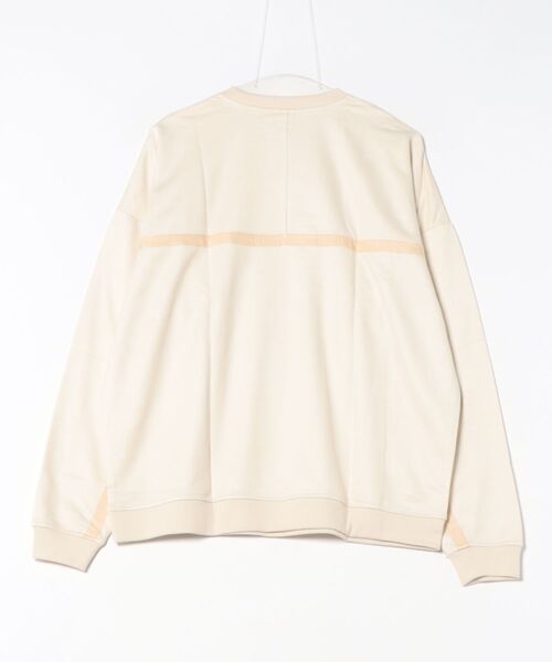 TRAP/U （トラップユー）の「【TRAP/U】ドルマンテープ　スウェット（スウェット・レディース・ブラック/ベージュ/ブラウン/オフホワイト・MEDIUM/LARGE）」の8枚目の写真