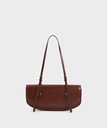 CHARLES & KEITH | イロンゲイテッド サドルバッグ / Elongated Saddle Bag(ショルダーバッグ)