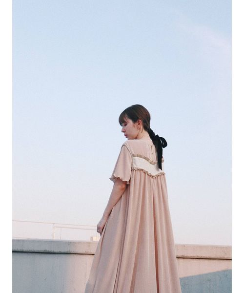 merry jenny ワンピース メリージェニー merry jenny flowerドロストスリーブワンピース