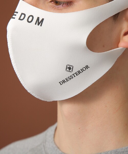 DRESSTERIOR（ドレステリア）の「ニュー　フリーダムマスク（マスク・メンズ・ブラック/ホワイト・02/01）」の4枚目の写真