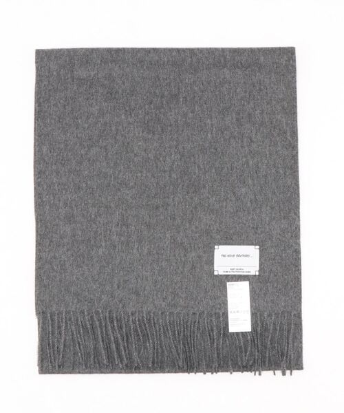 THE INOUE BROTHERS(ザイノウエブラザーズ)の「【THE INOUE BROTHERS】BRUSHED SCARF(マフラー・メンズ・グレー/ブルー系その他4/オレンジ/キャメル/ブラック/ライトグレー/ダークブラウン・FREE)」の4枚目の写真