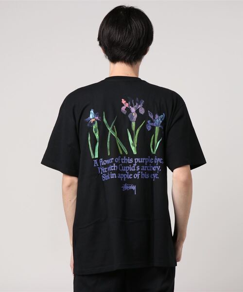 Stussy フラワーパターン Tシャツ Lサイズ Stussy フラワー