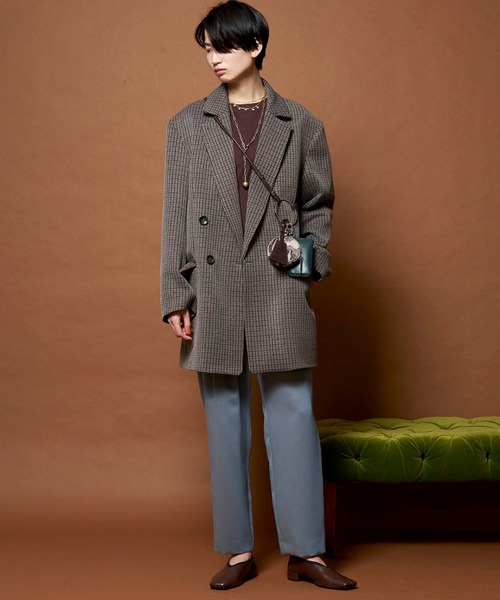 マルチファブリックダブルオーバージャケット【MAISON SPECIAL/メゾン