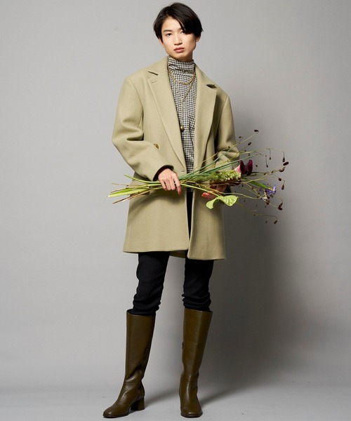 マルチファブリックダブルオーバージャケット【MAISON SPECIAL/メゾン