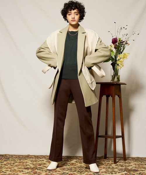 マルチファブリックダブルオーバージャケット【MAISON SPECIAL/メゾン