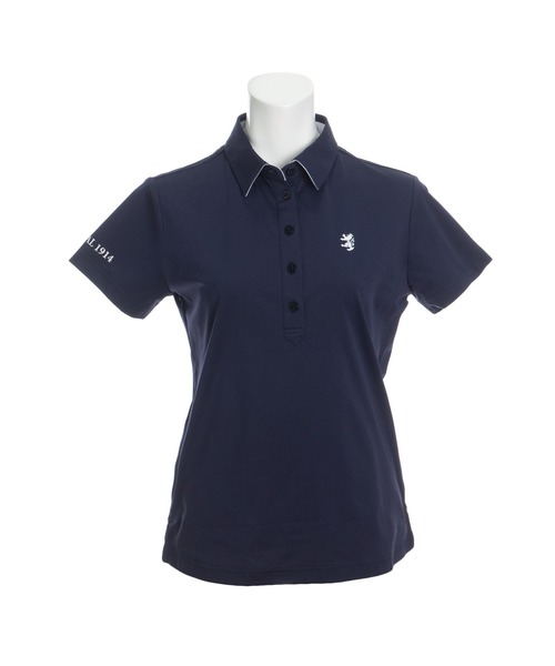 Admiral Golf（アドミラル　ゴルフ）の「[アドミラル ゴルフ] レディース バックロゴ 半袖シャツ　 （ポロシャツ・レディース・ブラック/ネイビー/ホワイト・M/L/LL/S）」の7枚目の写真