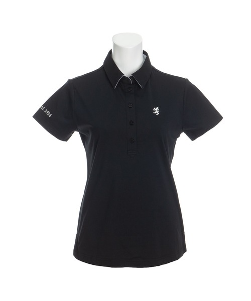Admiral Golf（アドミラル　ゴルフ）の「[アドミラル ゴルフ] レディース バックロゴ 半袖シャツ　 （ポロシャツ・レディース・ブラック/ネイビー/ホワイト・M/L/LL/S）」の18枚目の写真