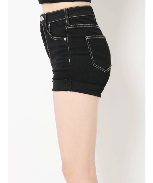 GYDA（ジェイダ）の「ワンウォッシュH/Wデニムショーパン（デニムパンツ・レディース・ブラック/インディゴブルー・X-SMALL/SMALL/MEDIUM）」の13枚目の写真