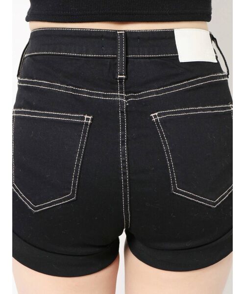 GYDA（ジェイダ）の「ワンウォッシュH/Wデニムショーパン（デニムパンツ・レディース・ブラック/インディゴブルー・X-SMALL/SMALL/MEDIUM）」の16枚目の写真