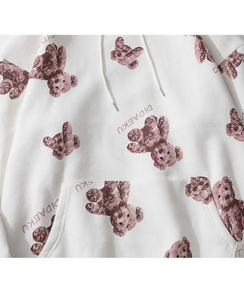 ⭐️在庫わずか⭐️くま柄 ボア パーカー ブラック、ホワイトまとめ売りXLサイズ 可愛い子熊 ファッションパーカーパーカー – lasaix