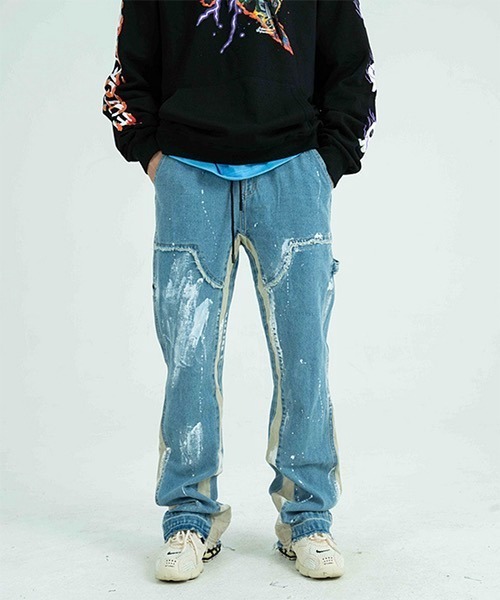 WESTBOY(ウエストボーイ)の「【WB VINTAGE】Switched Pants in Washed Denim WBV21S11(デニムパンツ・メンズ・ブルー・M/L/XL)」の10枚目の写真