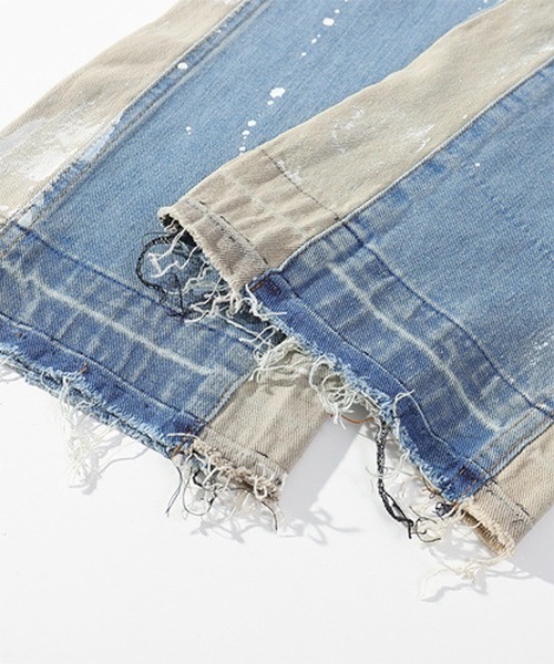 WESTBOY(ウエストボーイ)の「【WB VINTAGE】Switched Pants in Washed Denim WBV21S11(デニムパンツ・メンズ・ブルー・M/L/XL)」の4枚目の写真