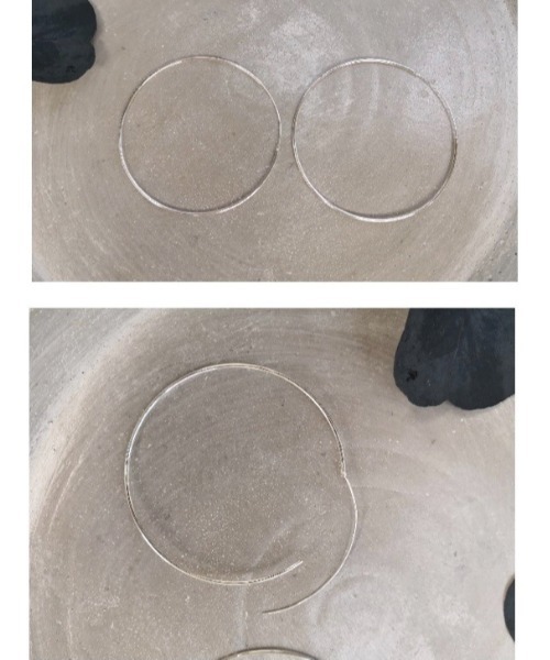 ulu(ウル)の「hoop pierce【Silver925】(ピアス(両耳用)・レディース・シルバー・ONE SIZE)」の4枚目の写真