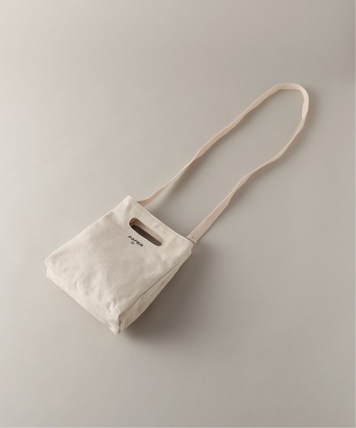 NaNa-NaNa（ナナナナ）の「【NaNa-NaNa / ナナナナ】 A5 TOTE BAG（ショルダーバッグ・メンズ・ホワイト/ブラック/ブラウン・FREE）」の2枚目の写真