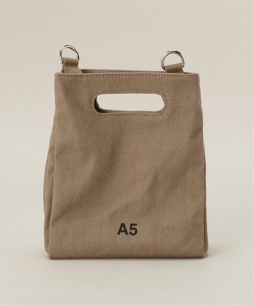 NaNa-NaNa（ナナナナ）の「【NaNa-NaNa / ナナナナ】 A5 TOTE BAG（ショルダーバッグ・メンズ・ホワイト/ブラック/ブラウン・FREE）」の11枚目の写真