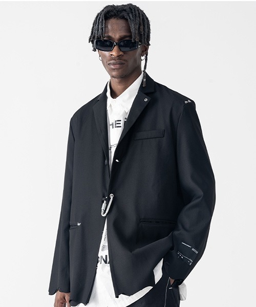 Harsh and Cruel】Carabiner Single tailored Jacket HX203100041