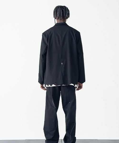 HARSH AND CRUEL(ハーシュアンドクルーエル)の「【Harsh and Cruel】Carabiner Single tailored Jacket HX203100041(テーラードジャケット・メンズ・ブラック・S/M/L)」の17枚目の写真