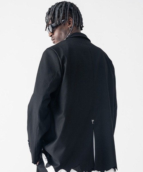 HARSH AND CRUEL(ハーシュアンドクルーエル)の「【Harsh and Cruel】Carabiner Single tailored Jacket HX203100041(テーラードジャケット・メンズ・ブラック・S/M/L)」の12枚目の写真