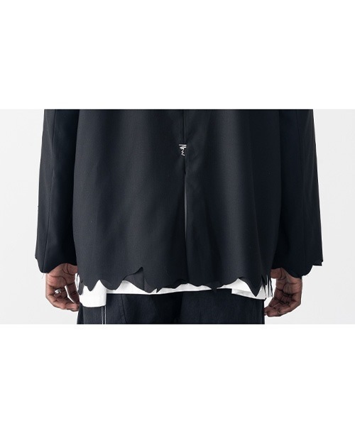 HARSH AND CRUEL(ハーシュアンドクルーエル)の「【Harsh and Cruel】Carabiner Single tailored Jacket HX203100041(テーラードジャケット・メンズ・ブラック・S/M/L)」の8枚目の写真