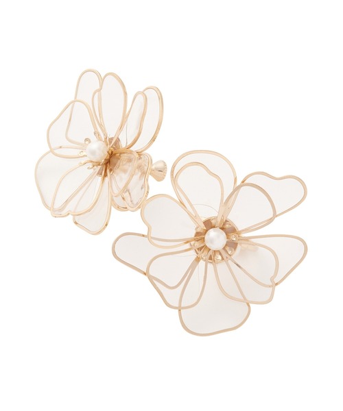 Francfranc（フランフラン）の「ミア イヤリング フラワー Ａ（イヤリング・レディース・マルチ・FREE）」の3枚目の写真