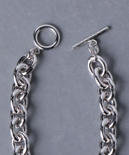 UNITED ARROWS（ユナイテッドアローズ）の「＜MARIHA(マリハ)＞SLT チェーン ブレスレット ■■■▲（ブレスレット・レディース・シルバー・FREE）」の4枚目の写真