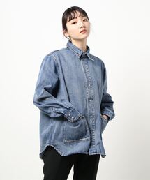 DANKE SCHON | DankeSchon/ダンケシェーン/BLINDHOOK DENIM SH/ブラインドホックデニムシャツ(シャツ/ブラウス)