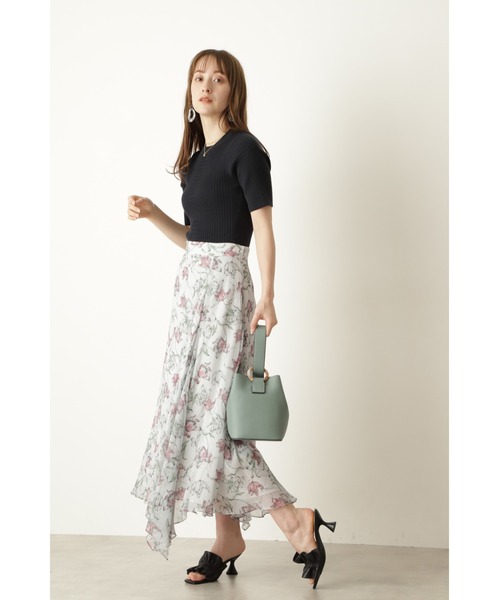 JILL STUART（ジルスチュアート）の「◆【『美人百花』4月号掲載】フリルサンダル（サンダル・レディース・ホワイト/パープル/ブラック/ホワイト系その他2・23.0cm/24.0cm）」の7枚目の写真